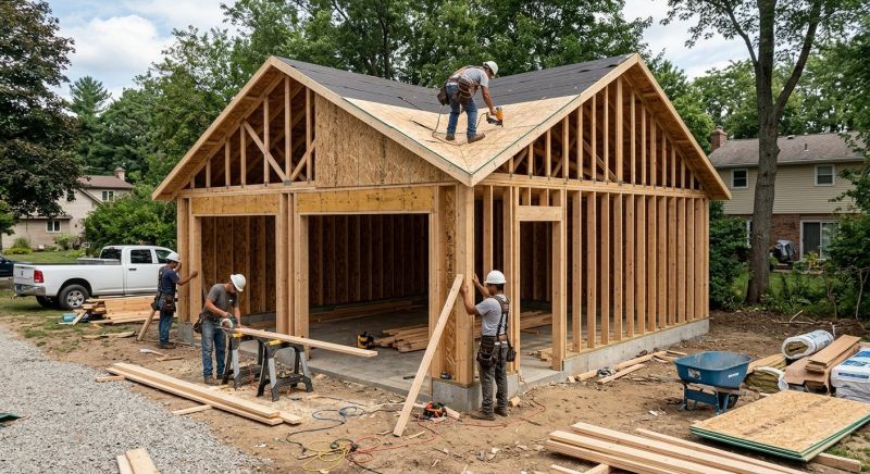 Garage Addition Installation in Cypress, TX