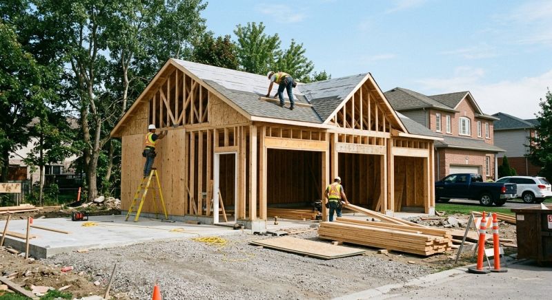 Attached Garage Construction in Cypress, TX