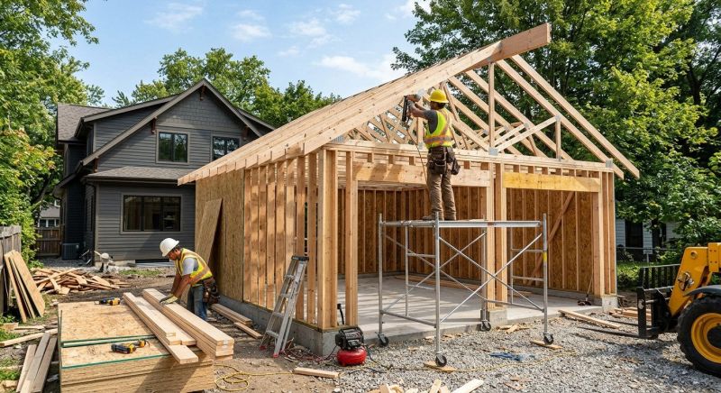 Attached Garage Construction in Summerville, SC