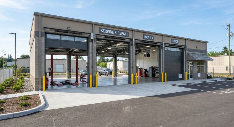Commercial Garage Construction in Katy, TX
