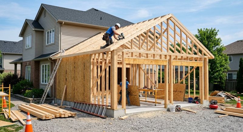 Detached Garage Construction in Conroe, TX