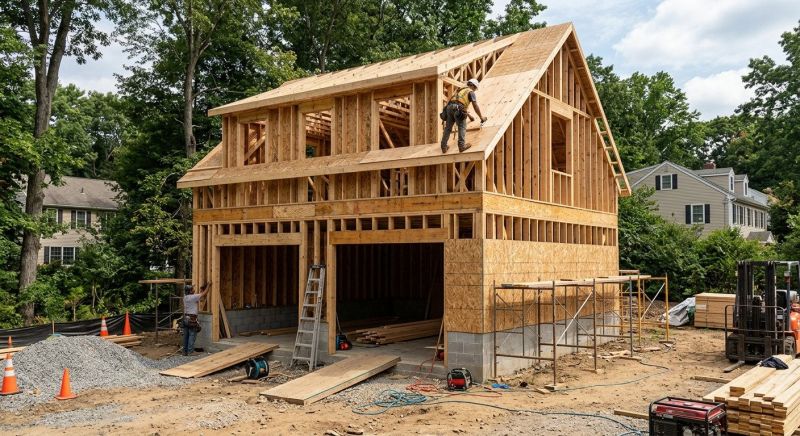 Garage Construction in Conroe, TX