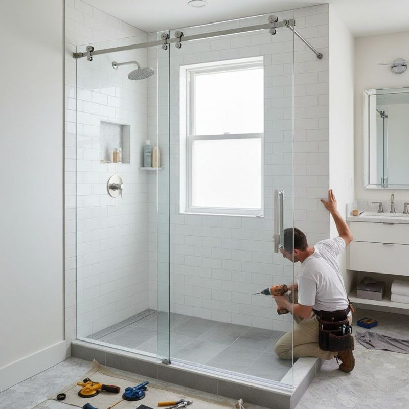 Glass Shower Door Installation in Denver, CO