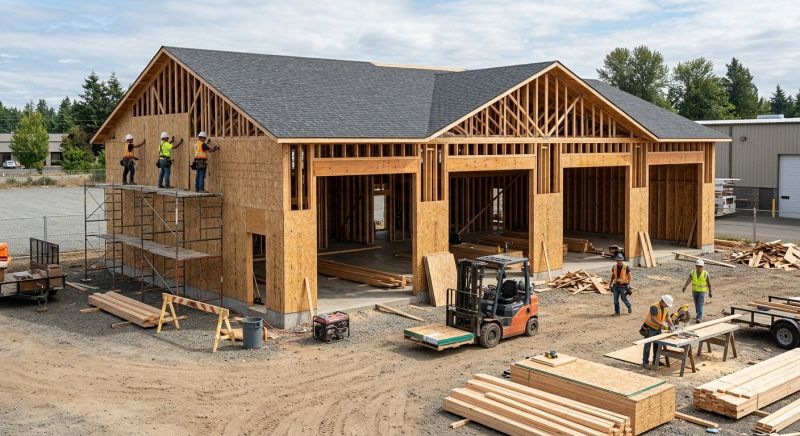 Industrial Garage Construction in North Charleston, SC