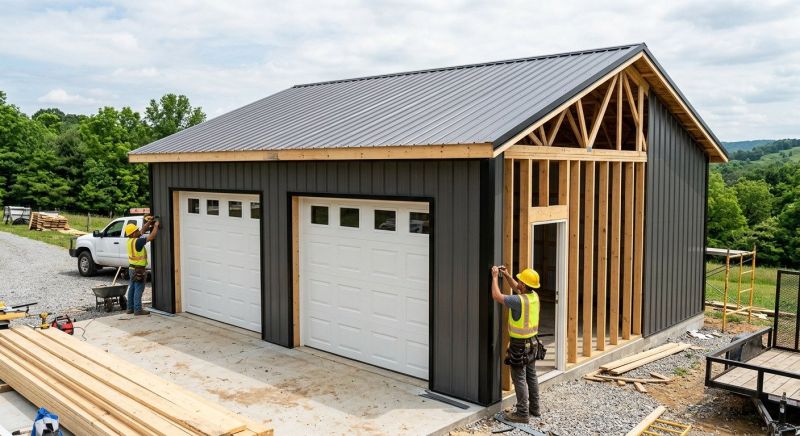 Metal Garage Construction in Charleston, SC