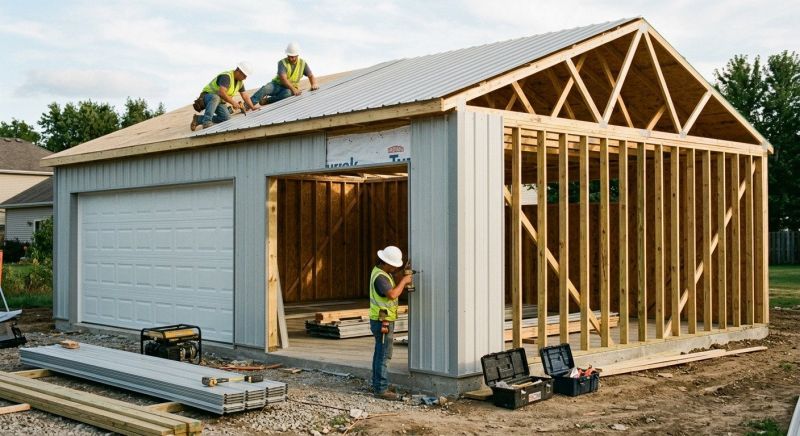 Storage Garage Construction in Conroe, TX