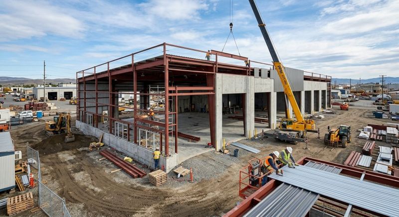 Warehouse Garage Construction in Cypress, TX