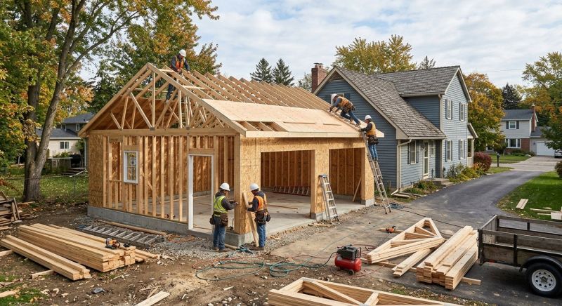 Wood Garage Installation in Charleston, SC
