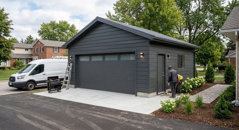Wood Garage Installation in Katy, TX